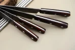 Handmade Damascus Steel Chef Knife Set: Rosewood Handle, Full Tang - 4 PCS - Image 5