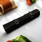 3pcs Damascus Chef Knife Set HandForged Kitchen Knives Leather Sheath Outdoor Hunting Camping Cookware Housewarming Cutlery Gift Craft - Image 8