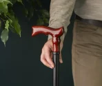 Wooden Walking Cane for Men and Women, Carved Walking Stick, Victorian Cane, Derby Cane, Solid Wood Cane, Lightweight Cane, Husband Gift - Image 10