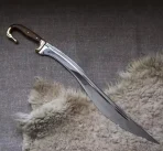 Handmade Kukuri Sword With Leather Sheath | Sword | Hnadmade Sword | Forged Sword | Carbon Steel Sword | Long Sword | Short Sword
