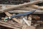 Handmade Kukuri Sword With Leather Sheath | Sword | Hnadmade Sword | Forged Sword | Carbon Steel Sword | Long Sword | Short Sword - Image 5