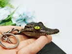 Ethically Sourced Baby Crocodile Taxidermy Keychain - Image 2