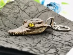 Ethically Sourced Baby Crocodile Taxidermy Keychain - Image 4
