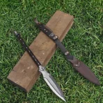 Handmade Viking Spear: 30" Steel Blade, Hardwood Handle - Image 4