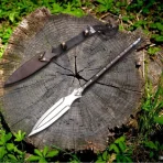 Handmade Viking Spear: 30" Steel Blade, Hardwood Handle - Image 6