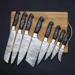 8-Piece Damascus Chef Knife Set | Professional Kitchen Knives