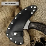 Forged Tomahawk Full Tang, Handmade Bushcraft Axe with Sheath, Functional Indian Tomahawk with engraving - Image 6