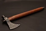 Handmade Damascus Steel Tomahawk / SK Axe with Rose wood Handle - Image 3
